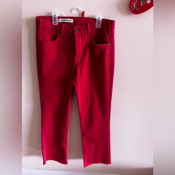 Pilcro and the letterpress Women’s Mid-Rise Ankle Jeans Pants 25 Pink - Picture 5 of 14